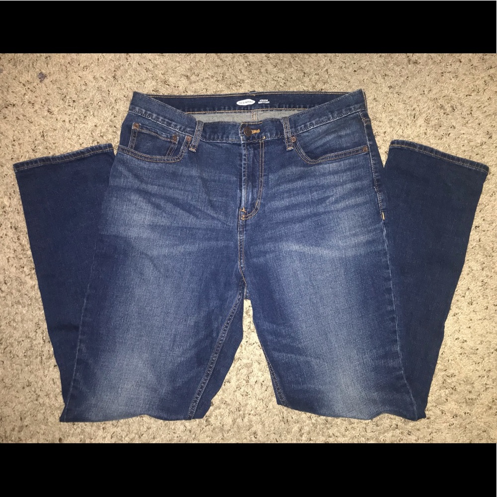 Old Navy Athletic Taper Blue Jeans